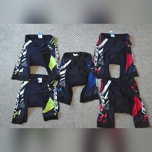 Size large bicycling shorts bundle